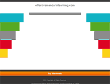 Tablet Screenshot of effectivemandarinlearning.com